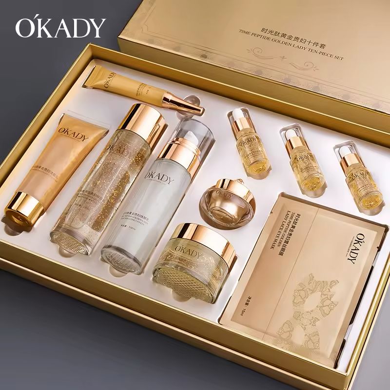 Golden Lady 10-Piece Skincare Set