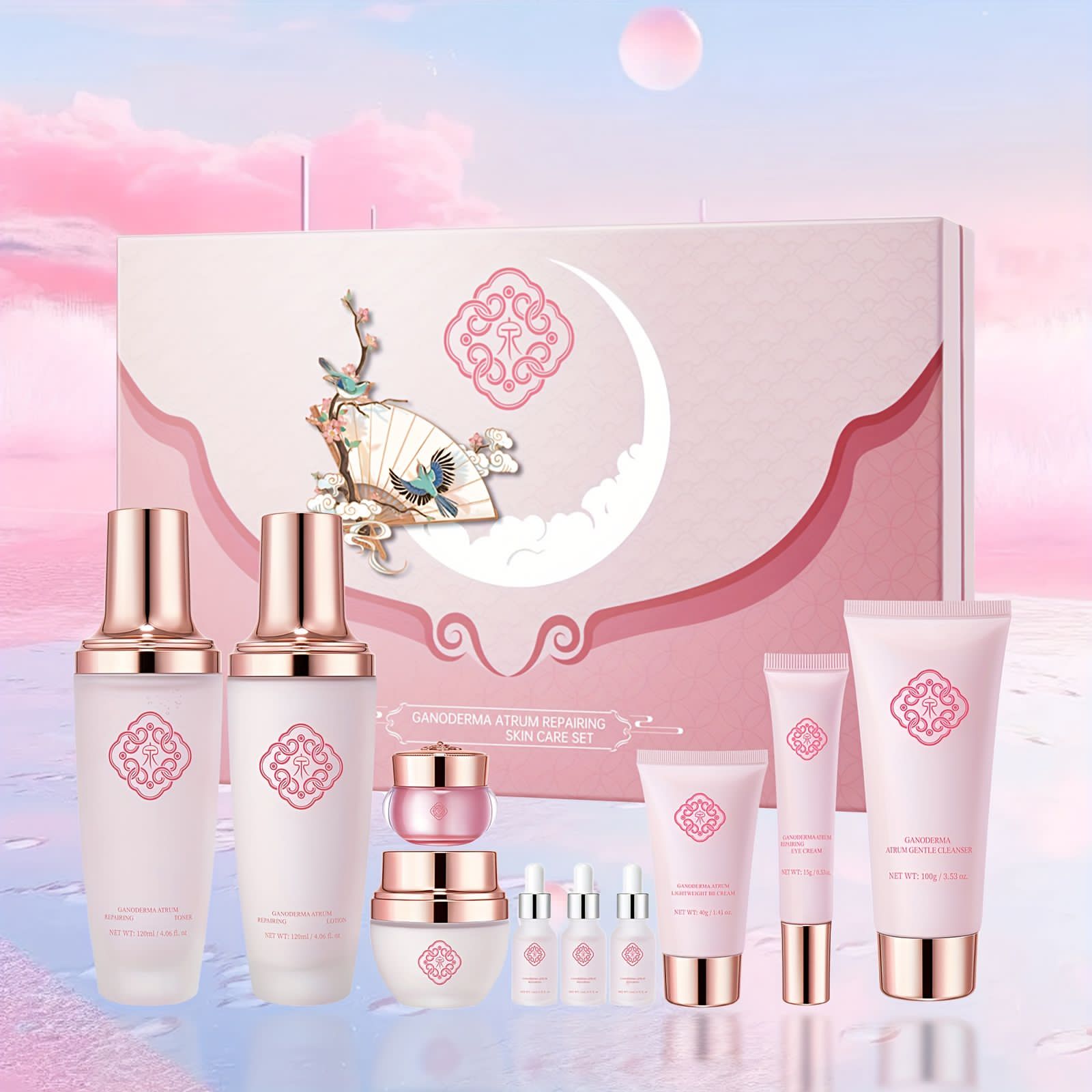 Ganoderma Atrum Repairing Skin Care Set