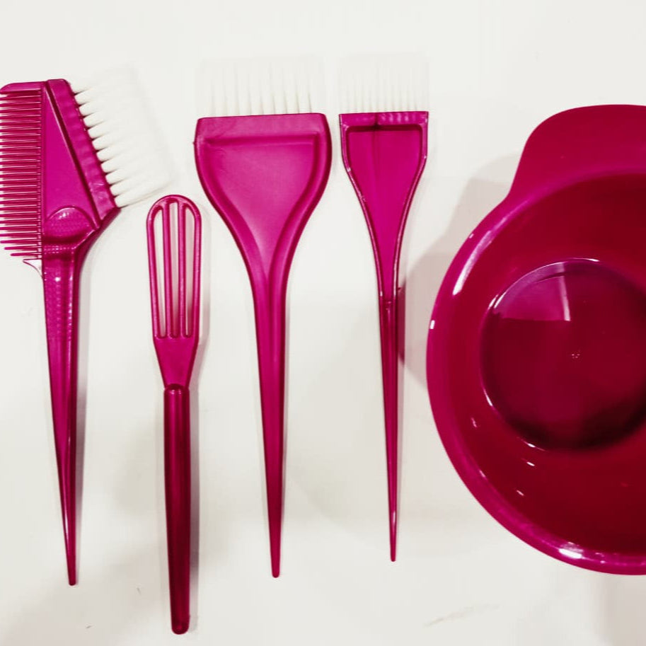 Hair Dye Coloring Bowl & Brush Set