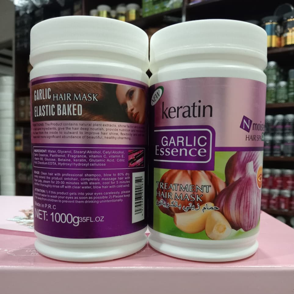 Keratin Garlic Essence Treatment Hair Mask