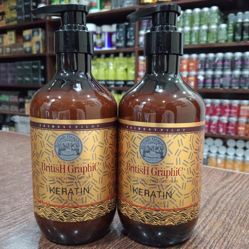 British Graphic Keratin Smooth Shampoo