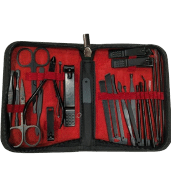 Black Matte Grooming Kit