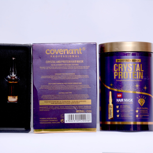 Crystal Protein Mask with Ampules
