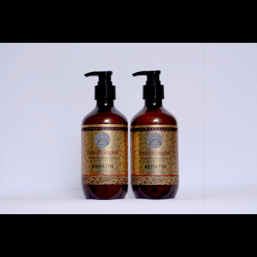 Keratin British Graphic Shampoo & Conditioner 