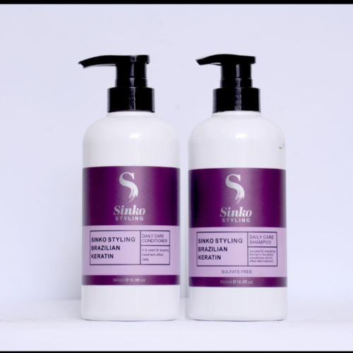 Keratin Sinko Brazilian Shampoo & conditioner 